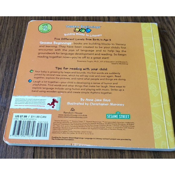 Sesame Street Childrens Book Lot of 3 Picture Board Books Elmo and Big Bird - Picture 8 of 16